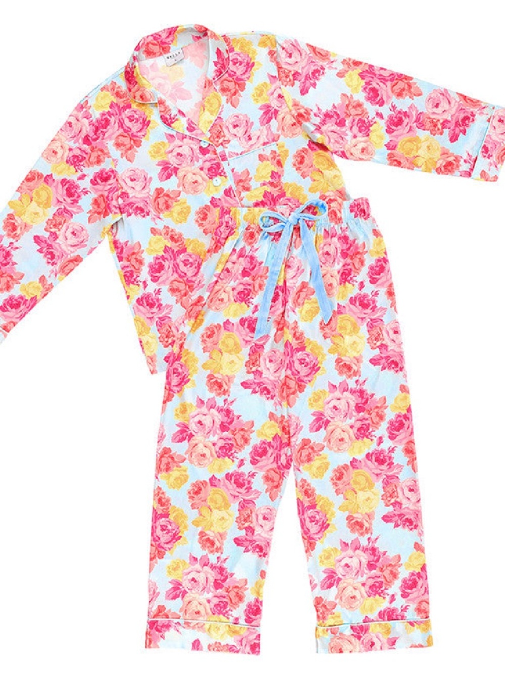 New w tags. Bella Sleep and Spa long sleeve Capri pajamas. Floral
